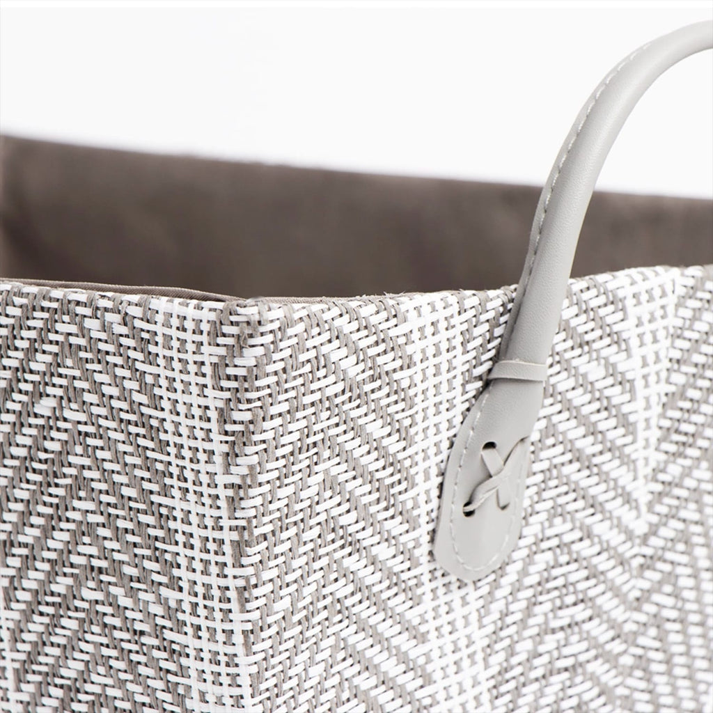 Home Collections Foldable Fabric Storage Basket With Handle Chevron, product image 4