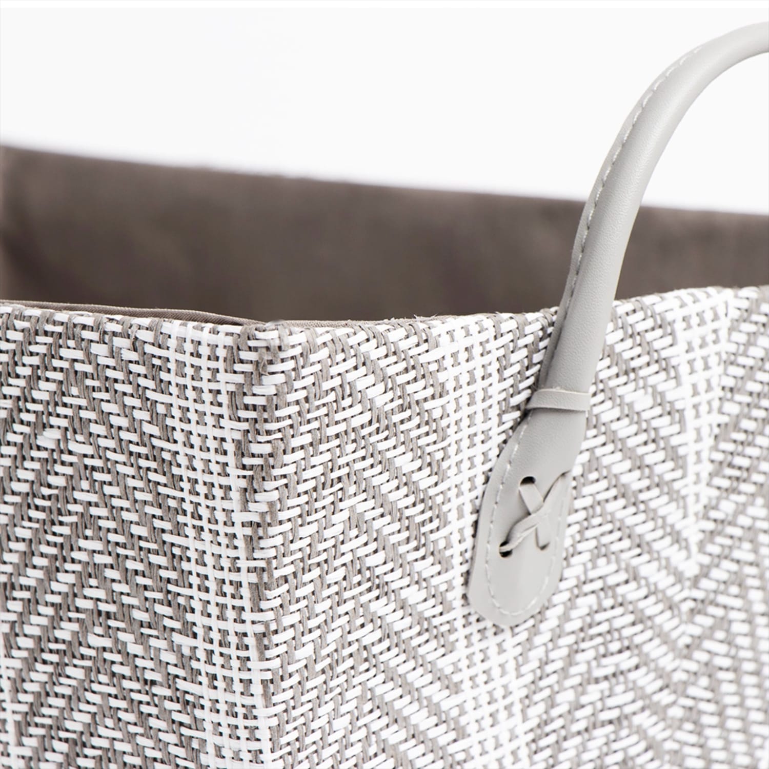 Home Collections Foldable Fabric Storage Basket With Handle Chevron, product image 4