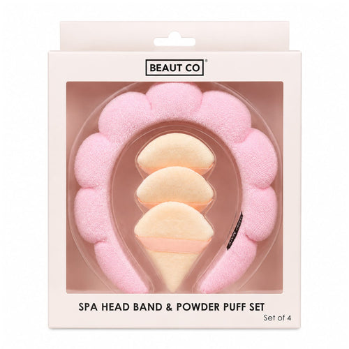 Beaut Co Headband & Powder Puff Set