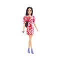 Barbie Fashionista Doll - Pink/Red Flower Dress
