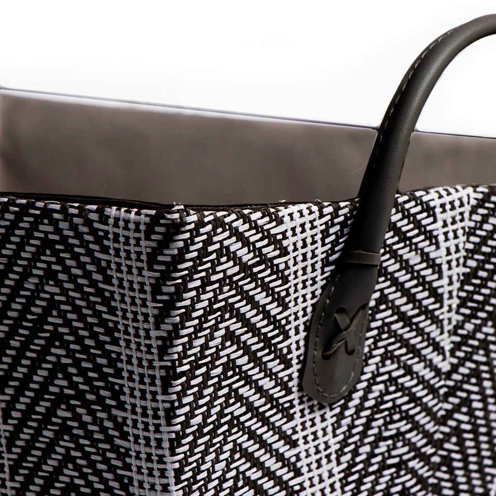 Home Collections Foldable Fabric Storage Basket With Handle Chevron, product image 6