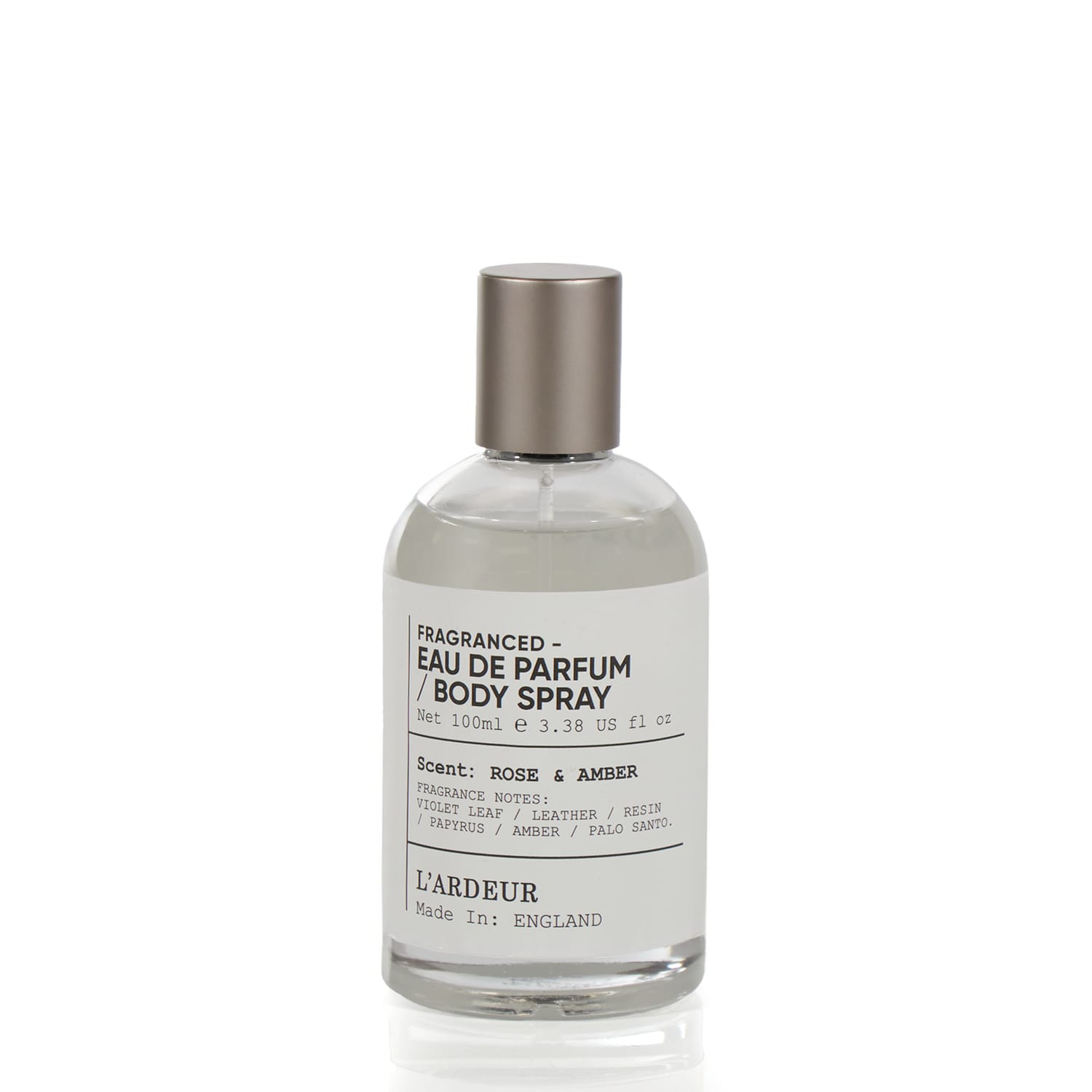 L'ardeur Fragranced Body Spray/EDP 100ml - Rose & Amber