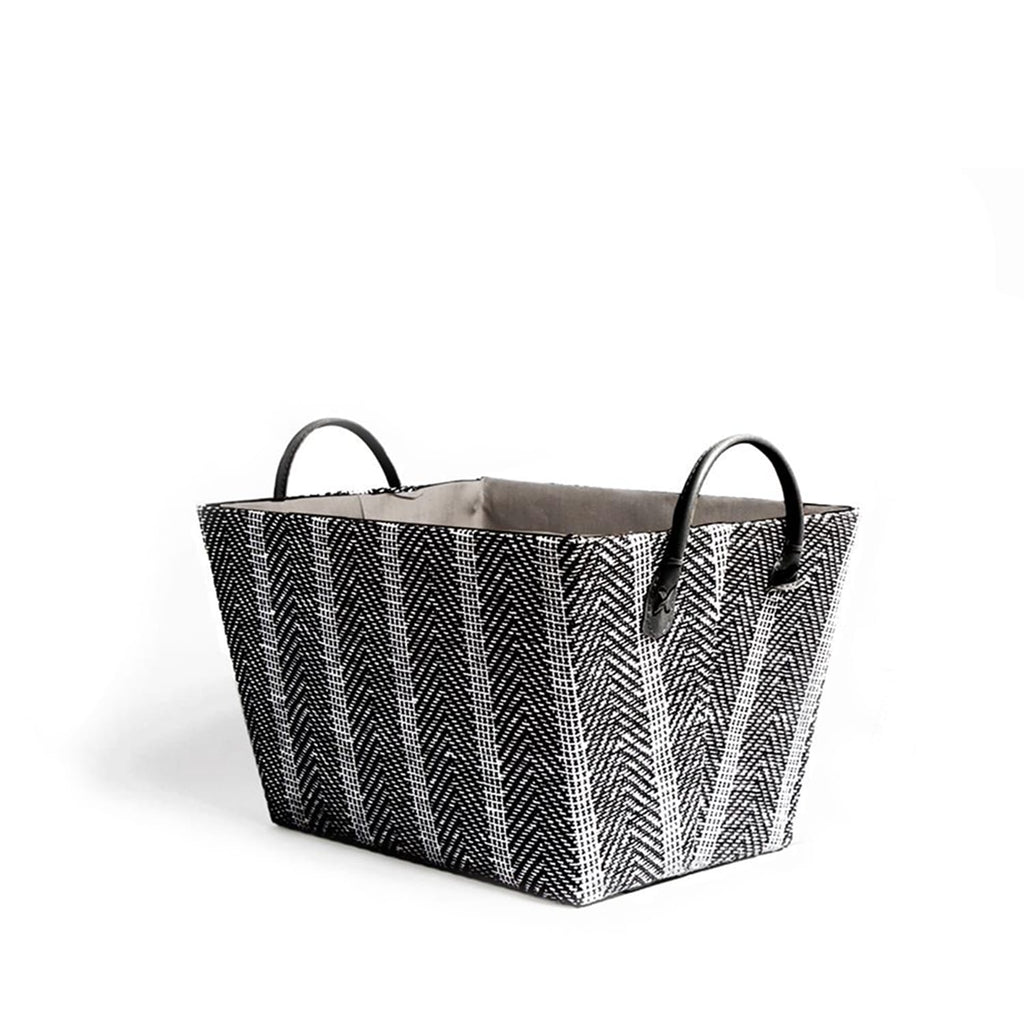 Home Collections Foldable Fabric Storage Basket With Handle Chevron, product image 2