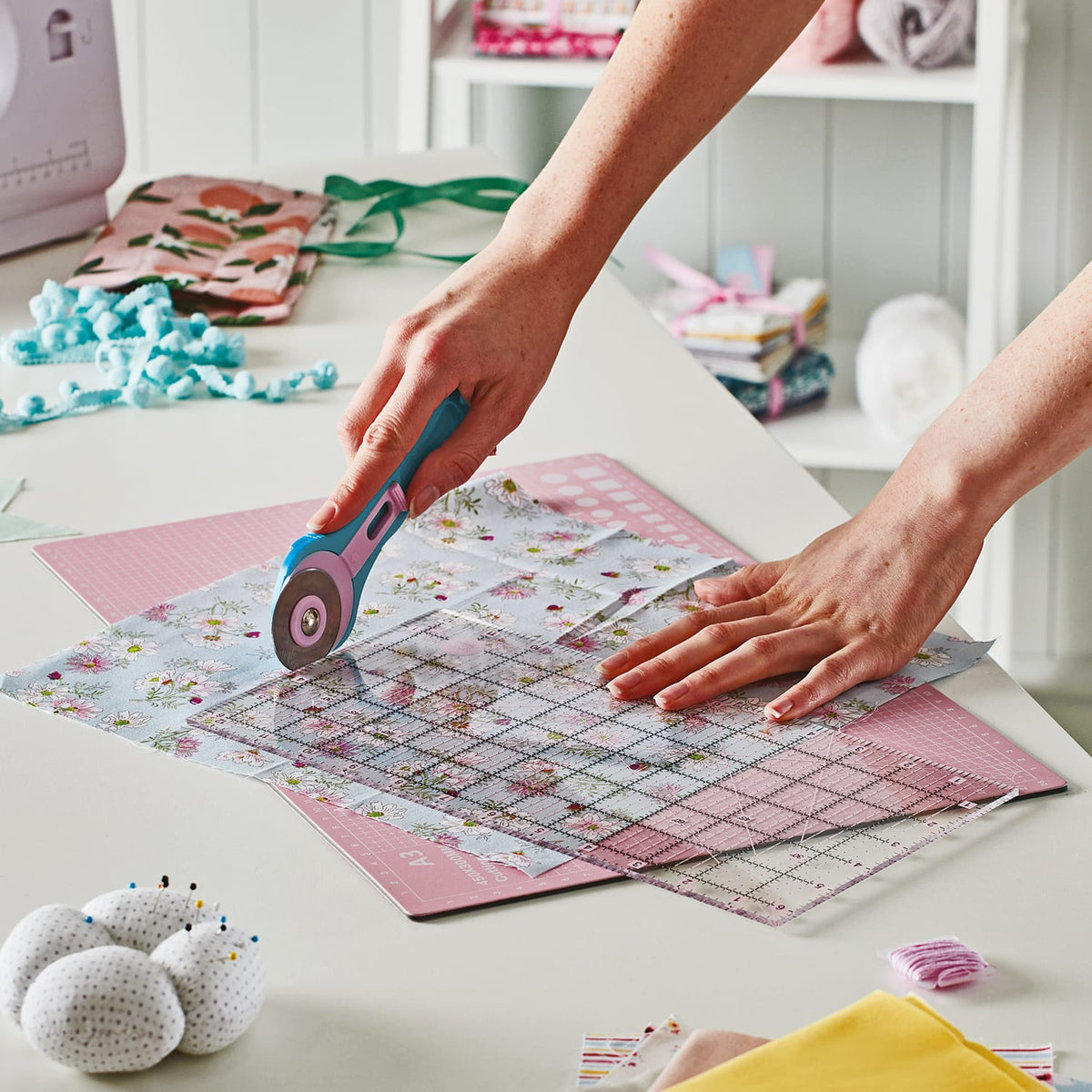 Hand Made With Love Patchwork Ruler